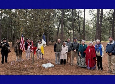 Pinehurst Village plants a Liberty Tree as part of the America 250th year observance